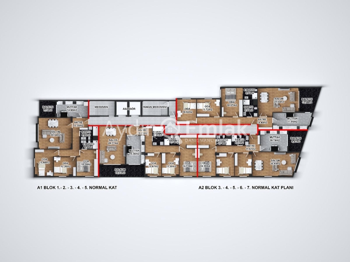 AYDIN EMLAK'TAN 7.800.000 DAN BAŞLAYAN FİYATLARLA SATILIK DAİRELER - 8